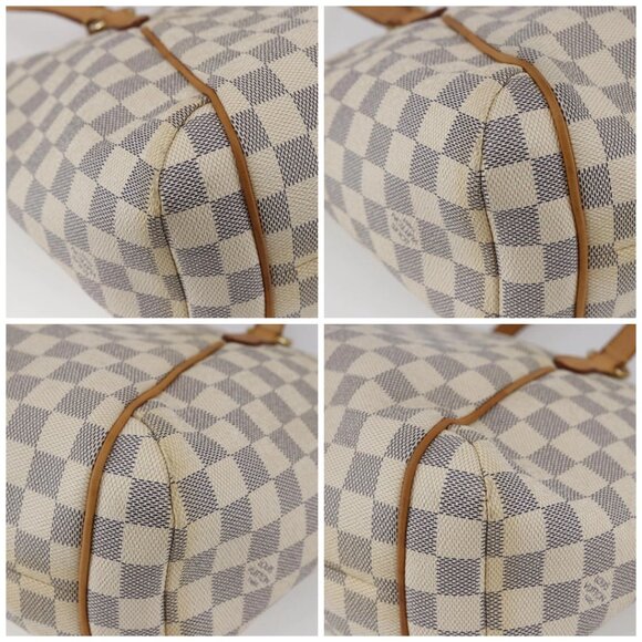 LOUIS VUITTON Damier Azur Totally PM Tote Bag N41280 LV Auth 147355 - Picture 14 of 16